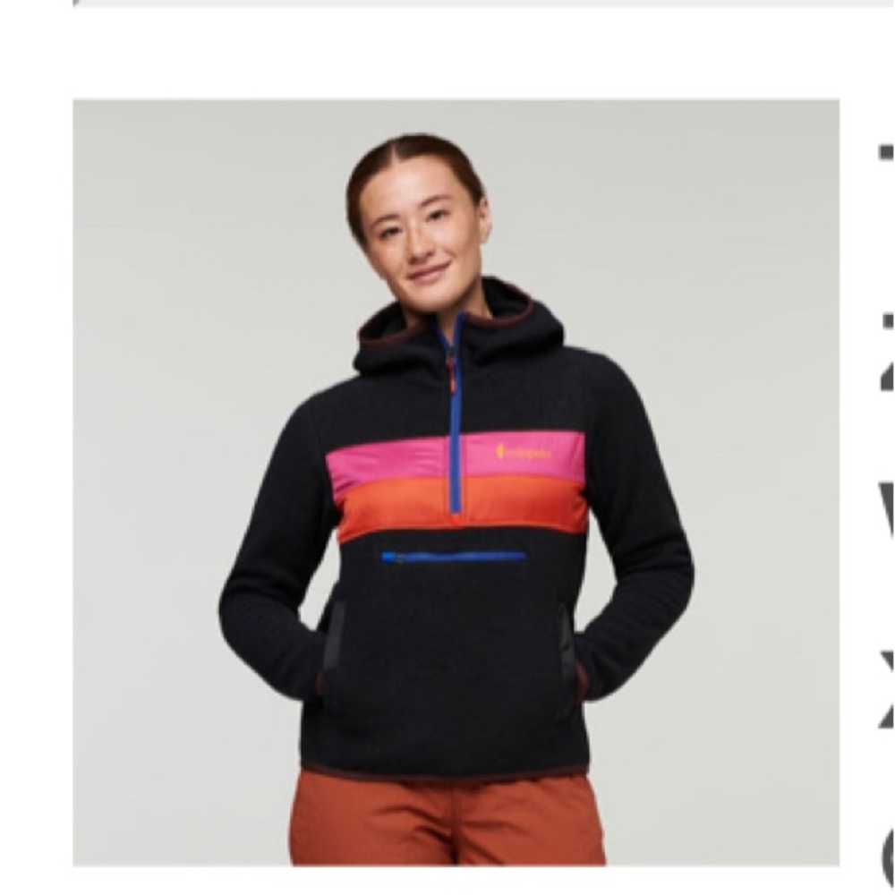Cotopaxi Teca Fleece Hooded Half-Zip Jacket - Recycled - Women's - XXL -NWT